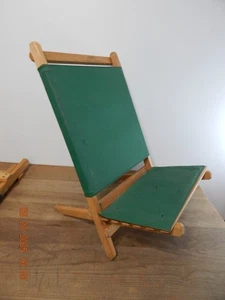 Byer Of Maine, The Maine Lounger 2 Piece Portable Chair Green Cushions, USA - Picture 1 of 5
