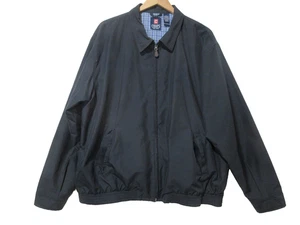 Sz XL Chaps by Ralph Lauren Full Zip Navy Blue Jacket Men’s Plaid Lined Bomber - Picture 1 of 10