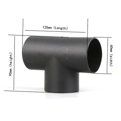Optimal Air Distribution T Piece Warm Air Outlet Vent Hose for Diesel Heater - Image 1 of 4