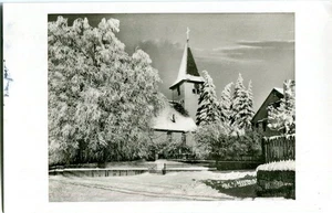 Foto-AK DONNSTETTEN /RÖWERSTEIN Kr. REUTLINGEN, Bei der Kirche im Winter 30er - Picture 1 of 1