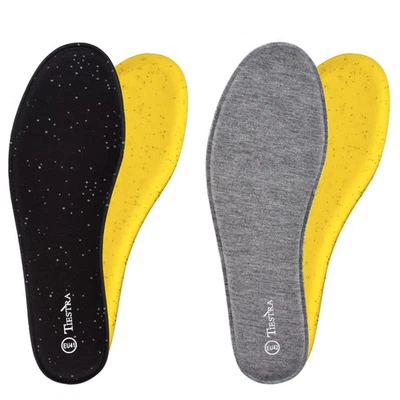 Tiestra 2 Pairs Shoe Inserts for Mens Memory Foam Insoles Replacement Innersoles - Image 1 of 4
