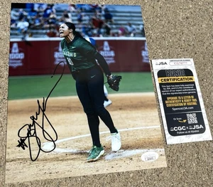 MEGAN FARAIMO SIGNED 8x10 Photo JSA COA AUSL Talons USA Softball C - Picture 1 of 2