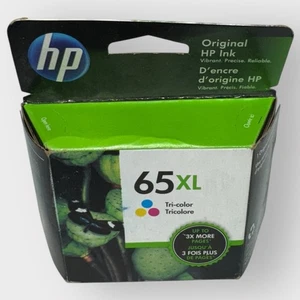 HP 65XL (N9K03AN) Trójkolorowy wkład atramentowy WYGASŁ MAJ 2021 Nowy HP 65 XL ZAPIECZĘTOWANY - Zdjęcie 1 z 2