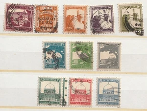 PALESTINE- AN OLD USED SMALLL SELECTION, 11 STAMPS - Picture 1 of 1