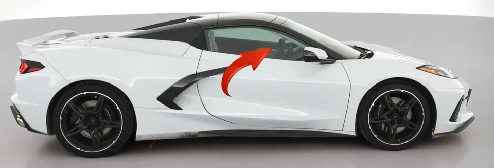 Chevrolet Corvette 2020-2024 cupé 2D/convertible puerta delantera derecha vidrio DD13299 Foto 1 de 1