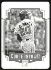 2015 Panini Cooperstown HOF Induction Printing Plates Black Frank Robinson 1/1
