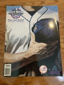 2001 World Series MLB Official Program New York YANKEES Arizona DIAMONDBACKS WS - Picture 1 of 2