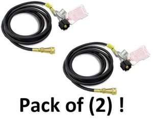 (2) ea Mr Heater 12' Big Buddy Tough Buddy F271803 Hose Assembly with Regulator - Picture 1 of 2
