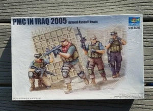 TRUMPETER 1/35 U.S. ARMY PMC IN IRAQ 2005 ARMED ASSAULT TEAM 4 FIGURES 00419 FS - Picture 1 of 8
