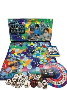 Cloak & Dagger RPG Board Game Ideal Games 1984 Cult Movie Master Spy Jack Flack - Picture 1 of 16