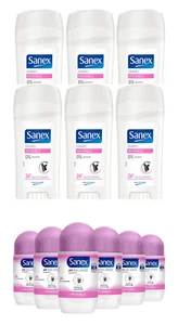 Sanex Dermo Invisible Roll On Antiperspirant 50ml or Stick 65ml -24hr 0% Alcohol - Picture 1 of 11