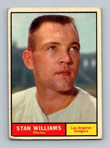 Tarjeta de béisbol 1961 Topps #190 Stan Williams en muy buen estado-en muy buen estado - Imagen 1 de 2