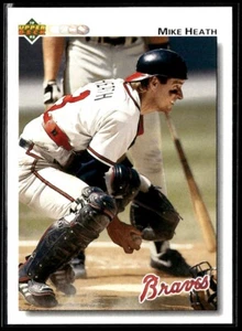1992 Upper Deck Mike Heath Atlanta Braves #304 - Picture 1 of 2