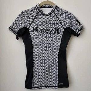 Hurley Active/Sportswear Workout Surf Rash Guard Shirt S UPF 50+ Sun Protection - Picture 1 of 10