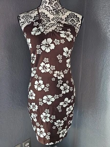 Women's Divided H&M Tropical Hawaiian Halter Dress Multicolor Size Medium - Picture 1 of 13