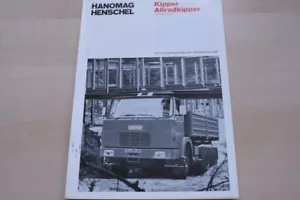 222801) Hanomag Henschel camion - ribaltabile 12,5 - 26 tonnellate - prospetto 02/1971 - Foto 1 di 1