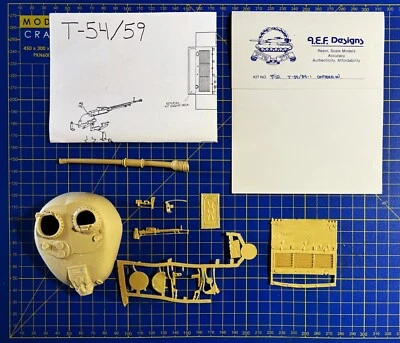 A.E.F. DESIGN T-121 - T-54/59-1 CONVERSION SET - 1/35 RESIN KIT - Immagine 1 di 2