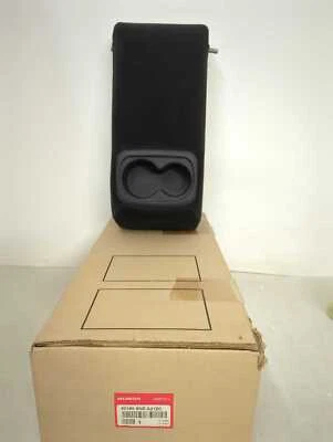 Nuevo reposabrazos de asiento trasero genuino Honda tela negra 2006-2008 Civic Sedán en caja Foto 1 de 4