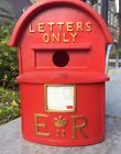 Letterbox Birdbox Royal Mail E R  Vivid Arts Indoor Outdoor Garden Ornament