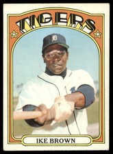 1972 Topps (A) Ike Brown #284 VG Detroit Tigers