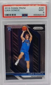 2018-19 Prizm Luka Dončić #280 Rookie RC PSA 9 Dallas Mavricks - Picture 1 of 2