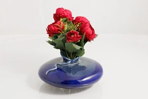 Handmade Slab Built Art Vase with Aussie Kelp Glaze – Made in Melbourne Studio - Picture 1 of 14