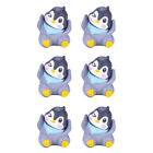 6 Pcs Penguin Micro Landscape Mini Figurines Dinner Table Decor Succulents