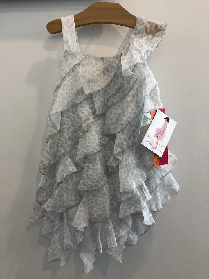 Nueva túnica plateada Kate Mack talla 4 Foto 1 de 2