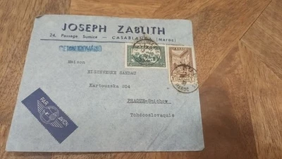 lettera marocco anno 1938 - Immagine 1 di 4