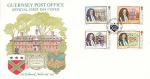 Sir Edmond Andros GB Guernsey FDC 1985 (151576) - Picture 1 of 1