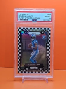 ๐ต๐ฆโช๏ธ 2023 PANINI PRIZM HENDON HOOKER #329 BLACK/WHITE CHECKERBOARD PSA 10 ๐ - Picture 1 of 2