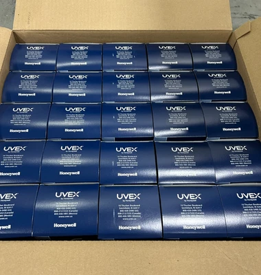 FUNDA DE 50 GAFAS DE SEGURIDAD UVEX Honeywell S39610C cuerpo verde azulado y gris Foto 1 de 3