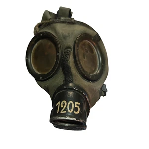 Wehrmacht Gasmaske Größe 3 Beschriftet 1205 Landser 2WK WW2 - Picture 1 of 6