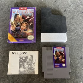 Willow (Nintendo NES, 1989) Complete CIB Cartridge + Box + Manual Nice Condition