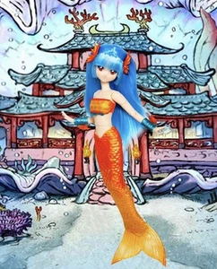 Azone Pure Neemo Okami Okamiden Nanami OOAK Anime Mermaid Melody Barbie Doll - Picture 1 of 3