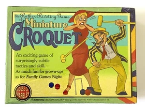 New & Sealed House of Marbles Miniature Croquet Game - Picture 1 of 3