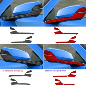 Base de espejo retrovisor lateral LHD/RHD para Chevrolet Corvette C8 20+ fibra de carbono - Imagen 1 de 40