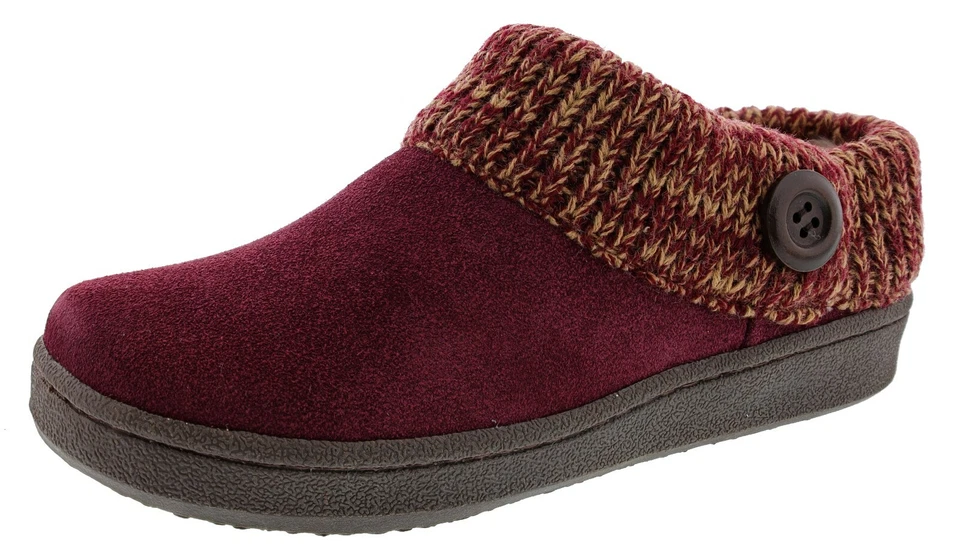 CLARKS MUJER ANGELINA CUELLO TEJIDO INVIERNO ZUECO PANTUFLAS Foto 1 de 1