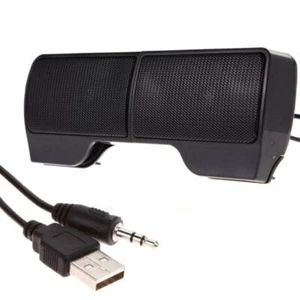 Mini Portable USB Stereo Speaker Soundbar for Notebook Laptop Mp3 Phone PC BEST - Picture 1 of 4