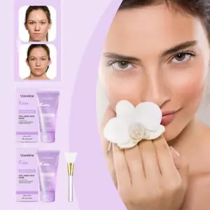 Collagen Night Wrapping MaskOvernight Wrapping Peel-Off Natural Facial Mask 2025 - Picture 1 of 19