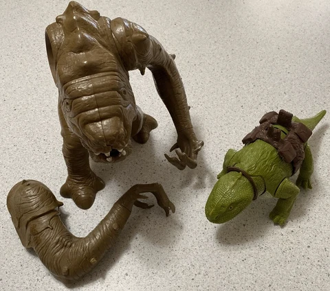 Vintage  1984 Star Wars Rancor Monster and Patrol Dewback Cover