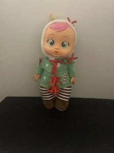 Cry Babies Tiny Cuddles Weihnachten *NOELLE* mit Zuckerstange Motto PJ’s - Bild 1 von 7