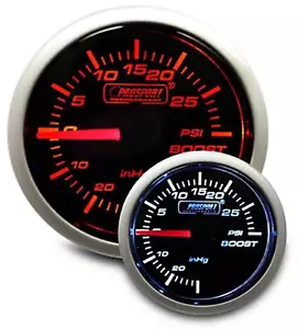 Prosport Performance ELECTRIC BOOST GAUGE-Amber & White 2 1/16" 52mm - Picture 1 of 2