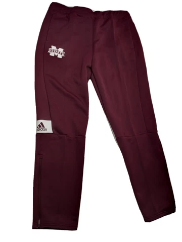 Men's adidas Burgundy Mississippi STATE Game Mode Pants- NWT Size XL Cover