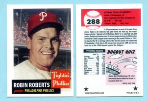 1953 Year Style Custom Collector Card - #288 Robin Roberts - Phillies - Picture 1 of 1