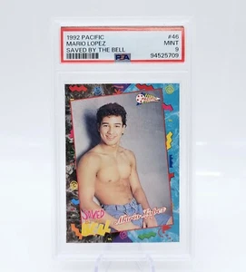 1992 Saved by the Bell Pacific AC Slater Mario Lopez #46 PSA 9 - Picture 1 of 2