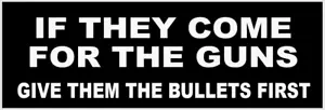 PRO GUN BUMPER STICKER DECAL TRUMP 2024 NRA REPUBLICAN 2ND AMENDMENT - Picture 1 of 1