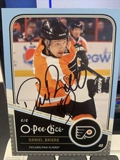 DANIEL DANNY BRIERE PHILADELPHIA FLYERS Autographed 2011-12 O-PEE-CHEE CARD
