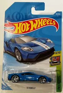 2018 RUOTE CALDE 17 FORD GT BLU 8/10 HW EXOTICS #99/365 - Foto 1 di 5