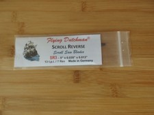 Flying Dutchman Scroll saw blades. scroll reverse No 3 13 tpi